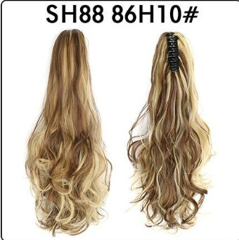 Fluffy Natural-Look Claw Clip Ponytail - photo 46