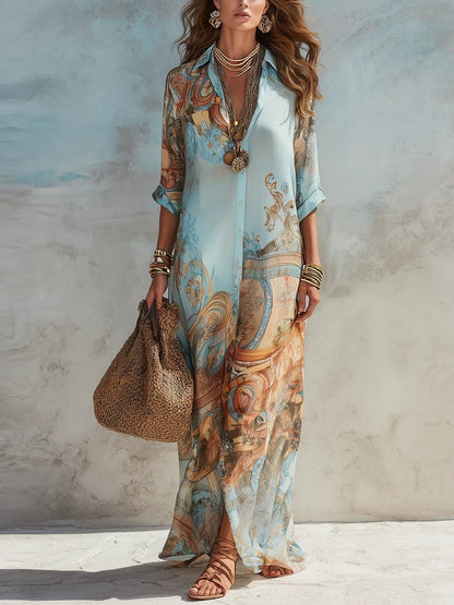 New Vintage Flowing Womens Dress - photo 7