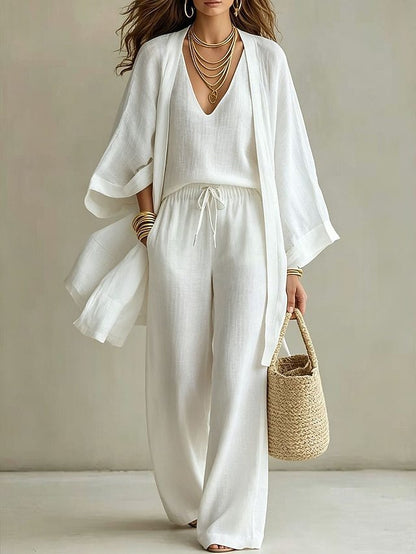 Women's Casual 3 Piece Summer Outfit Set - photo 1