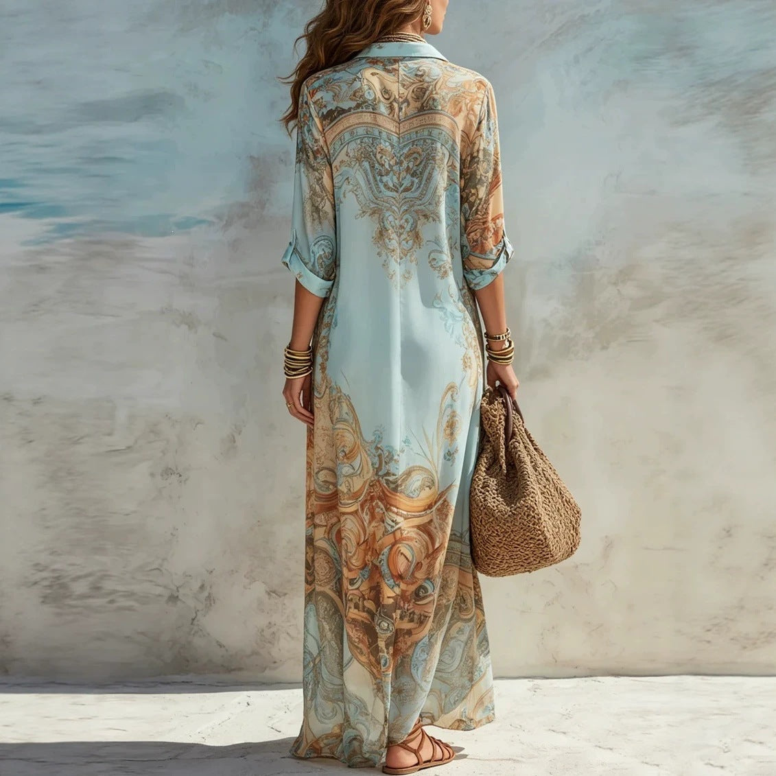 New Vintage Flowing Womens Dress - photo 6