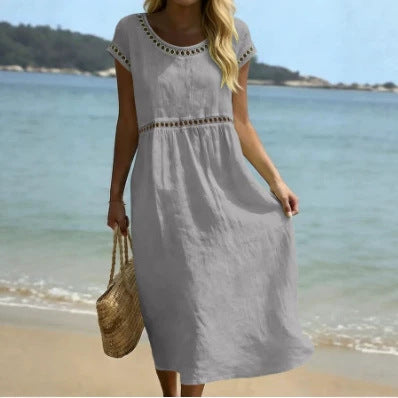 Clara lace-trim midi dress, photo 10