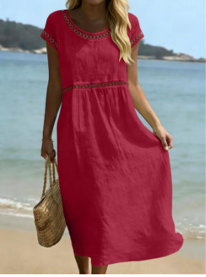 Clara lace-trim midi dress, photo 9