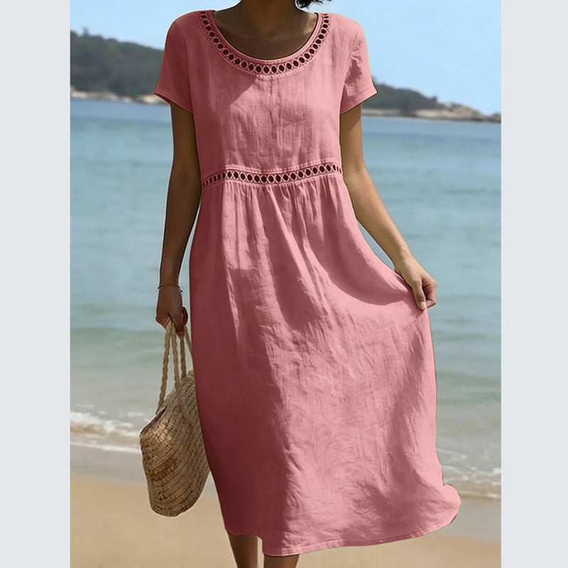 Clara lace-trim midi dress, photo 12
