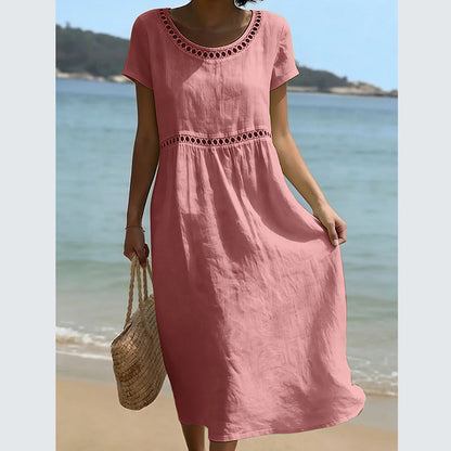 Clara lace-trim midi dress, photo 12