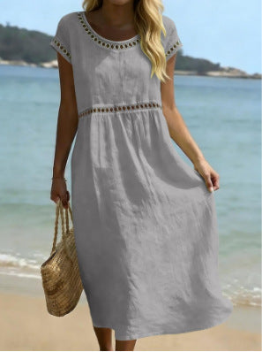 Clara lace-trim midi dress, photo 11