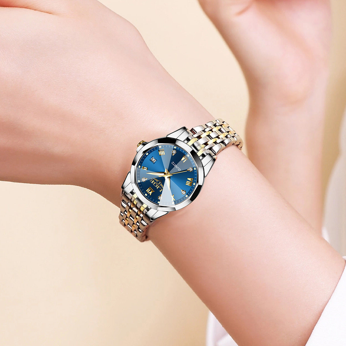 Calendar Waterproof Quartz Watch - photo 6