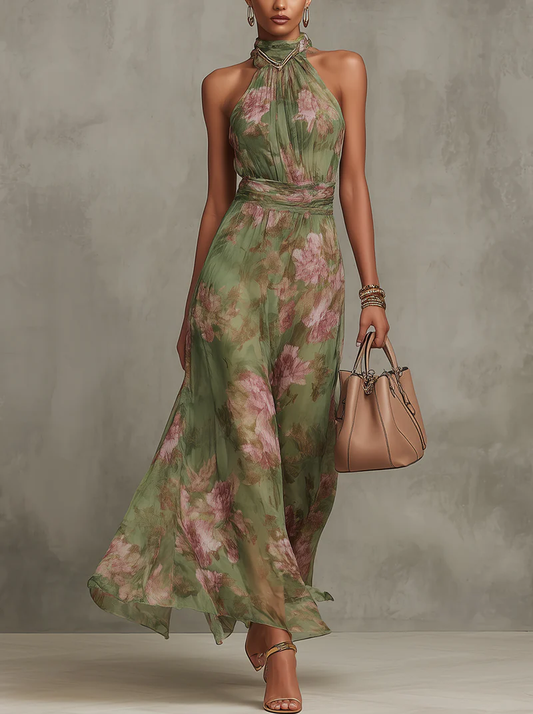 Long floral dress