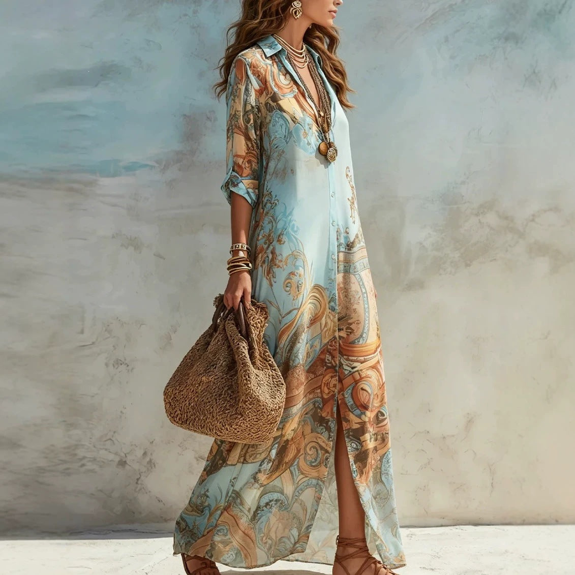 New Vintage Flowing Womens Dress - photo 3