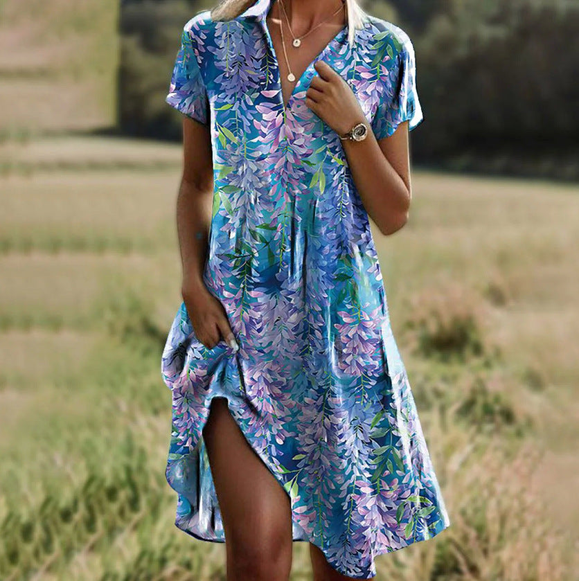 Sienna olive relaxed summer dress, photo 2