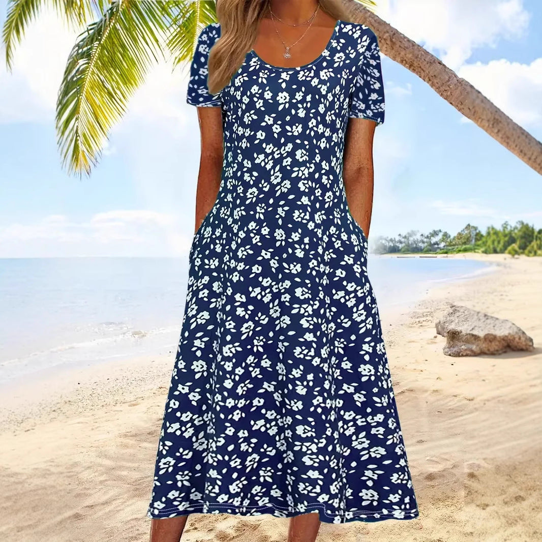 Isla floral summer midi dress – GSAURA women's clothing